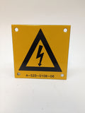 2 Metal Porcelain Enamel Sign WARN High Voltage Electrical Shock Hazard New OSHA