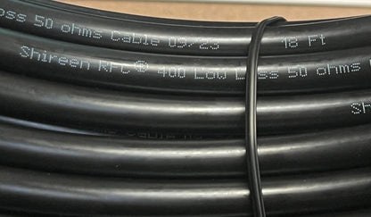 50 FT N Male to SMA Male Low Loss 400 Coaxial Cable Assembly 50 OHM LMR Equiv.