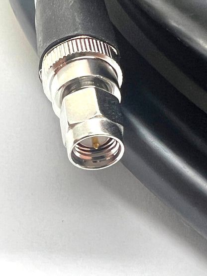 50 FT N Male to SMA Male Low Loss 400 Coaxial Cable Assembly 50 OHM LMR Equiv.