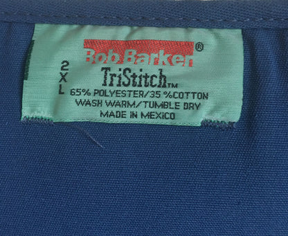 Bob Barker Blue Prison Jail Shirt Zombie Cleanup Detail Heavy Duty! Choose Size